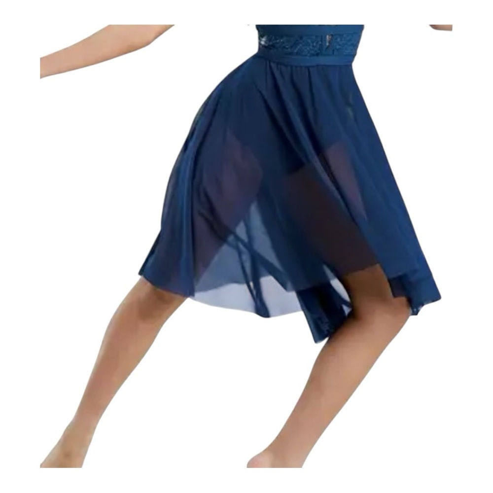 Elegant Blue Dancer’s Skirt